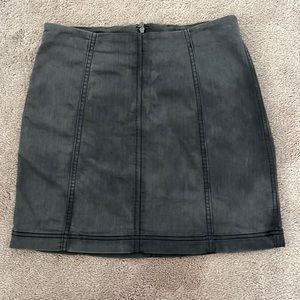 Gray mini skirt // Free People